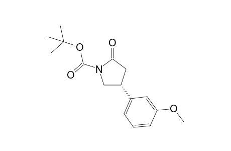 (R)-tert-butyl 4-(3-methoxyphenyl)-2-oxopyrrolidine-1-carboxylate