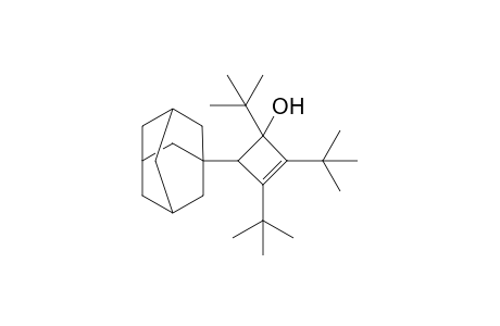 4-(1'-Adamantyl)-1,2,3-tri(t-butyl)-2-cyclobuten-1-ol