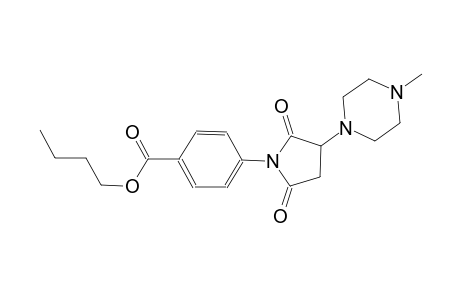 benzoic acid, 4-[3-(4-methyl-1-piperazinyl)-2,5-dioxo-1-pyrrolidinyl]-, butyl ester