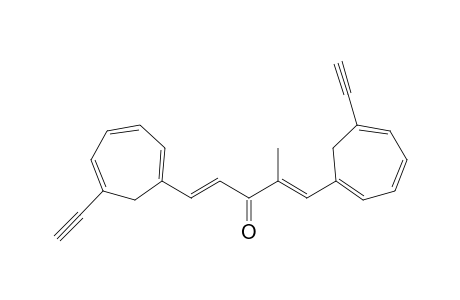 (1E,4E)-1,5-bis(6-ethynyl-1-cyclohepta-1,3,5-trienyl)-2-methyl-3-penta-1,4-dienone