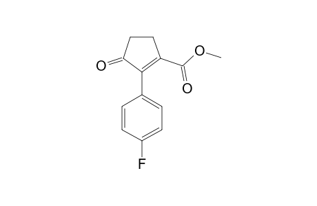 2-(4-fluorophenyl)-3-keto-cyclopentene-1-carboxylic acid methyl ester