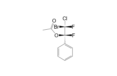 (R,R)-1-ACETOXY-2-BROMO-2-CHLORO-1,2-DIFLUORO-1-PHENYLETHANE