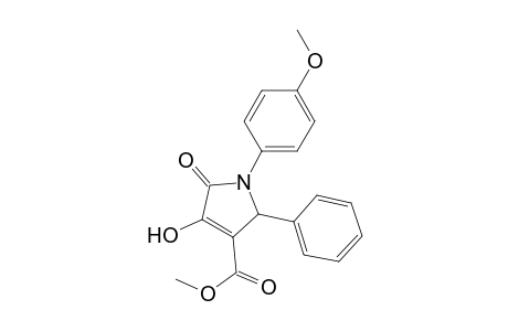 1H-Pyrrole-3-carboxylic acid, 2,5-dihydro-4-hydroxy-1-(4-methoxyphenyl)-5-oxo-2-phenyl-, methyl ester
