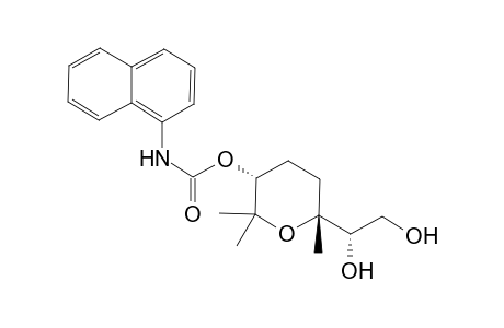 (3R,6R,1'S)-Naphthalen-1-ylcarbamic acid (3R,6R)-6-[(S)-1,2-dihydroxyethyl]-2,2,6-trimethyltetrahydropyran-3-yl ester