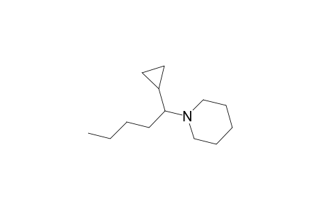 Piperidine, 1-(1-cyclopropylpentyl)-