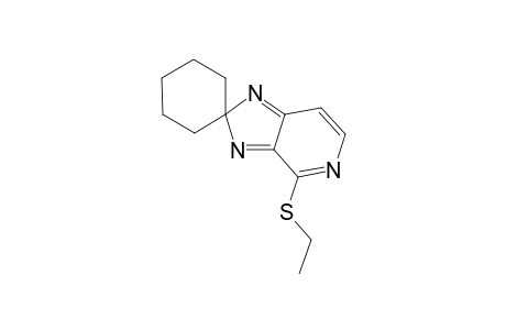 4'-[Ethylthio]spiro[cyclohexane-1,2'-2'H-imidazo[4,5-c]pyridine