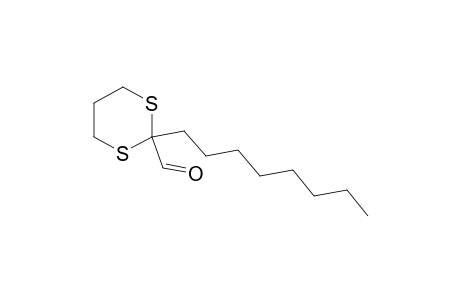 1,3-Dithiane-2-carboxaldehyde, 2-octyl-