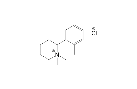 1,1-dimethyl-2-o-tolylpiperdinium chloride