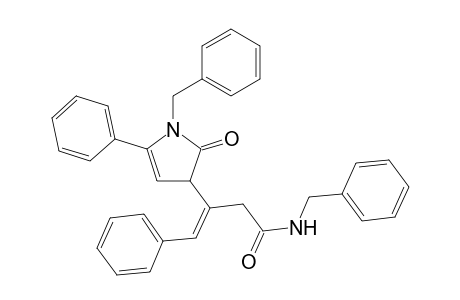 3-(gamma-benzoylidene-N-benzylpropionamide)-N-benzyl-5-phenylpyrroline-2-one