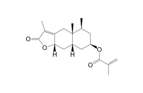 (8S)-2-[(Methacroyl)oxy]eremophil-7(11)-en-12,8-olide