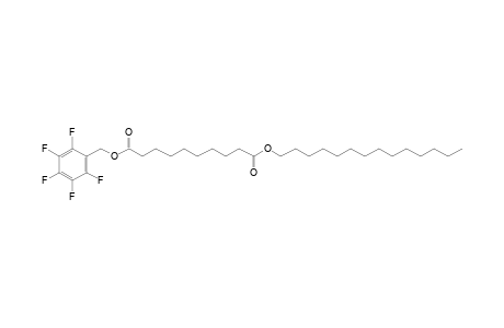 Sebacic acid, pentafluorobenzyl tetradecyl ester