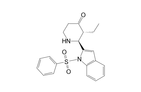 (2S,3R)-2-(1-besylindol-2-yl)-3-ethyl-4-piperidone
