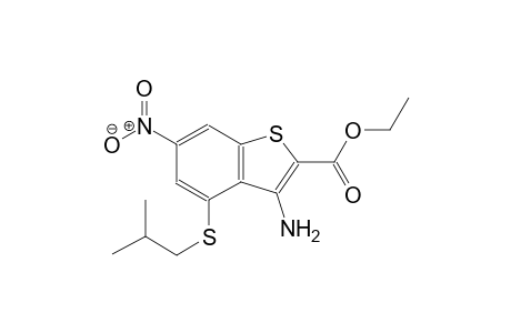 ethyl 3-amino-4-(isobutylsulfanyl)-6-nitro-1-benzothiophene-2-carboxylate