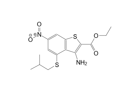 ethyl 3-amino-4-(isobutylsulfanyl)-6-nitro-1-benzothiophene-2-carboxylate