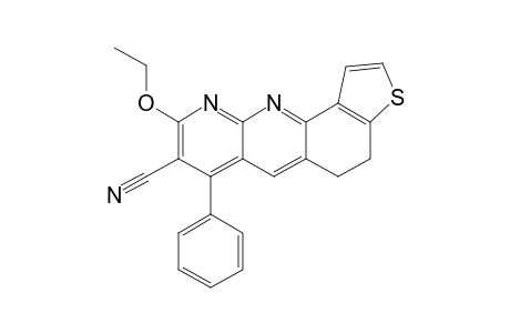 8-Cyano-9-ethoxy-4,5-dihydro-7-phenylbenzothiopheno[4,5-b]-1,8-naphthyridine