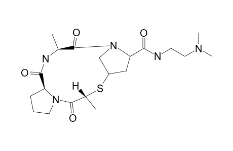 N-[(1S,3R,9S,12R,15S)-3,12-DIMETHYL-4,10,13-TRIOXO-2-THIA-5,11,14-TRIAZATRICYCLO-[12.2.1.0(5,9)]-HEPTADECAN-15-YLCARBONYL]-N,N'-(DIMETHYL)-ETHYLEN