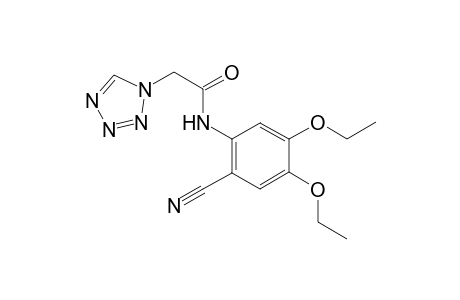 1H-1,2,3,4-Tetrazole-1-acetamide, N-(2-cyano-4,5-diethoxyphenyl)-