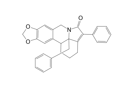 11C-BENZYL-9,10-(METHYLENEDIOXO)-4-PHENYL-1,2,3,7,11B,11C-HEXAHYDROPYRROLO-(3,2,1-DE)-PHENANTHRIDIN-5-ONE