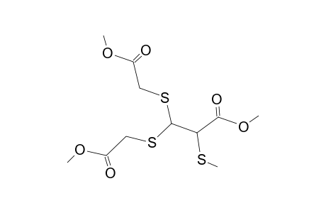 Methyl 3,3-Bis(methoxycarbonylmethylthio)-2-methylthiopropionate