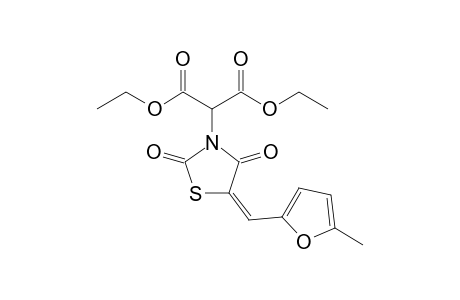 Diethyl [5'-(5"-methylfurfurylidene)-2',4'-dioxotetrahydro-1',3'-thiazol-3'-yl]-malonate