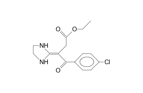 3-(4-Chloro-benzoyl)-3-(2-imidazolidinylidene)-propionic acid, ethyl ester