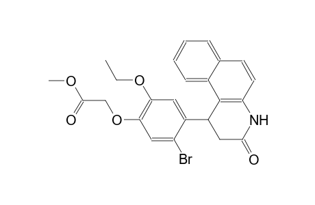 methyl [5-bromo-2-ethoxy-4-(3-oxo-1,2,3,4-tetrahydrobenzo[f]quinolin-1-yl)phenoxy]acetate