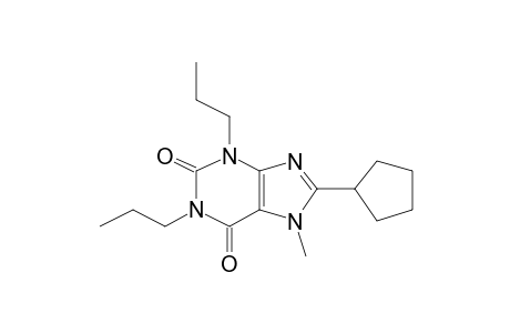 1,3-Dipropyl-8-cyclopentylxanthine, N-methyl