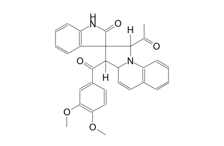 (1'R,2'R,3'R)-1'-acetyl-3'-(3,4-dimethoxybenzoyl)-3',3a'-dihydro-1'H-spiro[indoline-3,2'-pyrrolo[1,2-a]quinolin]-2-one