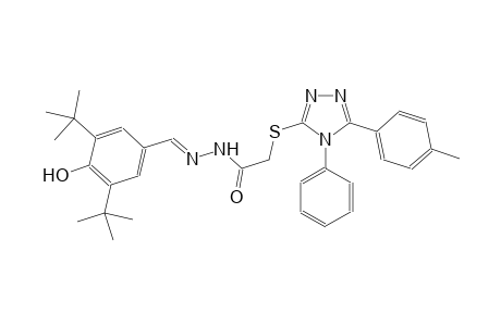 acetic acid, [[5-(4-methylphenyl)-4-phenyl-4H-1,2,4-triazol-3-yl]thio]-, 2-[(E)-[3,5-bis(1,1-dimethylethyl)-4-hydroxyphenyl]methylidene]hydrazide