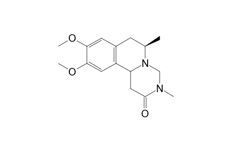 (6R)-9,10-dimethoxy-3,6-dimethyl-1,3,4,6,7,11b-hexahydro-2H-pyrimido[6,1-a]isoquinolin-2-one