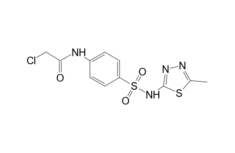 2-chloro-4'-[(5-methyl-1,3,4-thiadiazol-2-yl)sulfamoyl]acetanilide