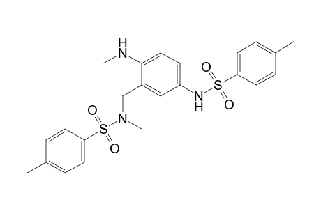 Benzenesulfonamide, N,4-dimethyl-N-[[2-(methylamino)-5-[[(4-methylphenyl)sulfonyl]amino]phenyl]methyl]-