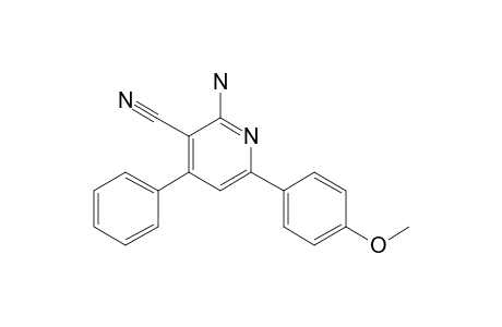 2-Amino-6-(4-methoxyphenyl)-4-phenylnicotinonitrile