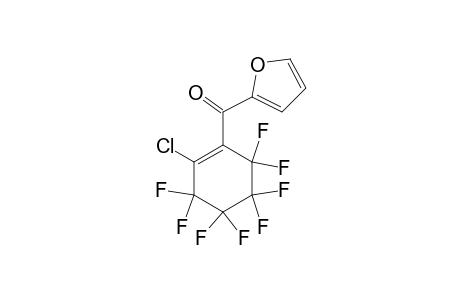 1-chloro-3,3,4,4,5,5,6,6-octafluoro-2-(2'-furoyl)cyclohexene