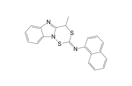 2-(.alpha.-Naphthyl)imino-4-methyl-2H,4H-[1,3,4]dithiazino[4,5-a]benzimidazole