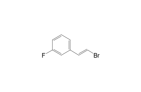 1-[(E)-2-bromanylethenyl]-3-fluoranyl-benzene