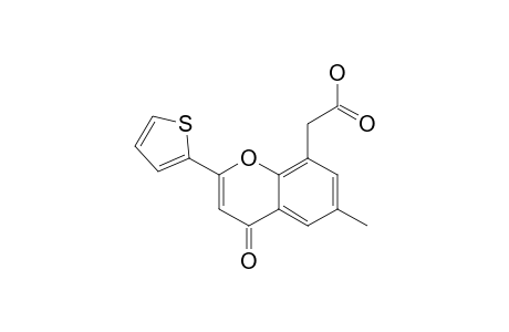 8-CARBOXYMETHYL-6-METHYL-2-(2-THIENYL)-4H-1-BENZOPYRAN-4-ONE
