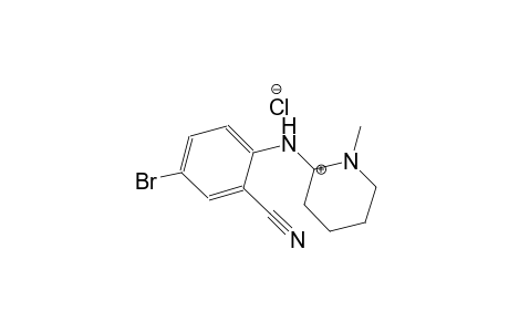 6-((4-bromo-2-cyanophenyl)amino)-1-methyl-2,3,4,5-tetrahydropyridin-1-ium chloride