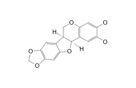 (-)-2,3-DIHYDROXY-8,9-METHYLENEDIOXY-PTEROCARPAN;(-)-2-HYDROXY-MAACKIAIN