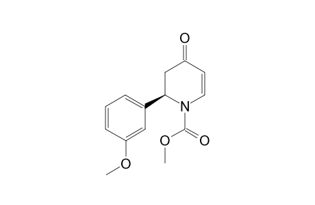 (R)-methyl 2-(3-methoxyphenyl)-4-oxo-3,4-dihydropyridine-1(2H)-carboxylate