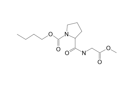 L-Prolylglycine, N-butoxycarbonyl-, methyl ester