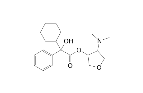 .alpha.-L-trans-4-dimethylaminotetrahydro-3-furylcyclohexane phenylglycolate
