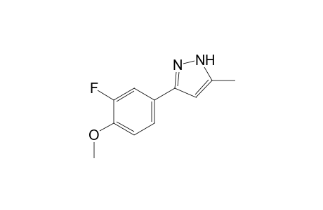 3-(3-Fluoro-4-methoxyphenyl)-5-methyl-1H-pyrazole