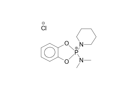 2-DIMETHYLAMINO-2-PIPERIDINO-4,5-BENZO-1,3,2-DIOXAPHOSPHOLANIUMCHLORIDE