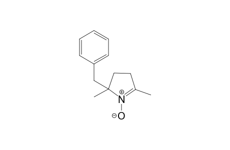 2-Benzyl-2,5-dimethyl-3,4-dihydro-2H-pyrrole 1-oxide