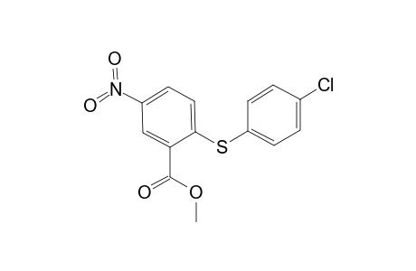 Methyl 2-[(4-chlorophenyl)sulfanyl]-5-nitrobenzoate