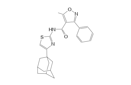 N-[4-(1-adamantyl)-1,3-thiazol-2-yl]-5-methyl-3-phenyl-4-isoxazolecarboxamide