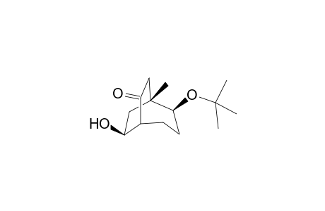 (2S)-tert-Butoxy-(9S)-.beta.-hydroxy-(1R)-methylbicyclo[3.2.2]nonane-6-one
