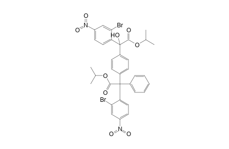 iso-Propyl 2-(2-bromo-4-nitrophenyl)-2-{4-[1-(2-bromo-4-nitrophenyl)-1-hydroxy-2-isopropyloxy-2-oxoethyl]phenyl}-2-phenylacetate