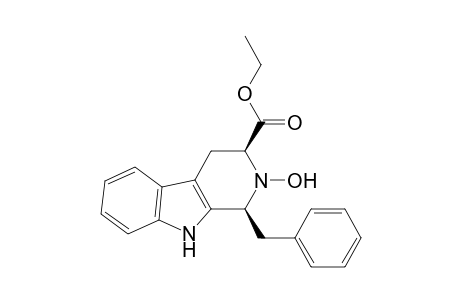 1H-Pyrido[3,4-b]indole-3-carboxylic acid, 2,3,4,9-tetrahydro-2-hydroxy-1-(phenylmethyl)-, ethyl ester, cis-